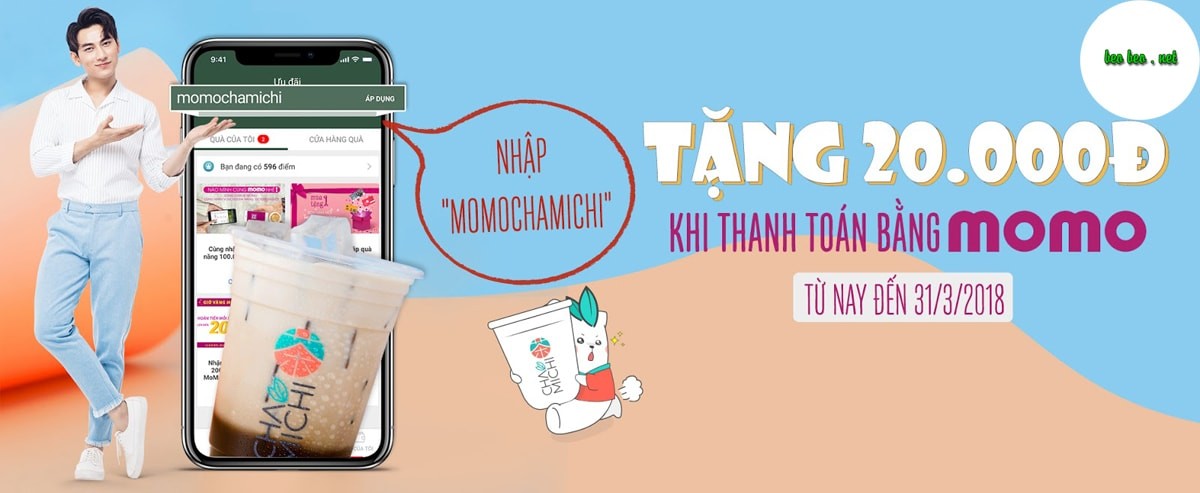 Banner trà sữa chamichi