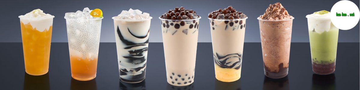 banner trà sữa đài loan