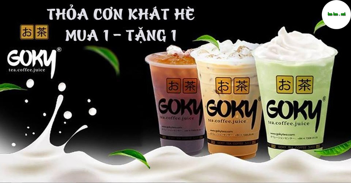 banner trà sữa goky