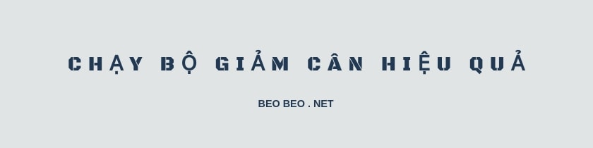 Banner chạy bộ giảm cân
