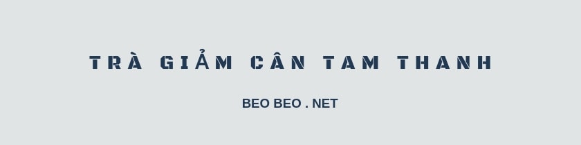 Banner trà giảm cân Tam Thanh